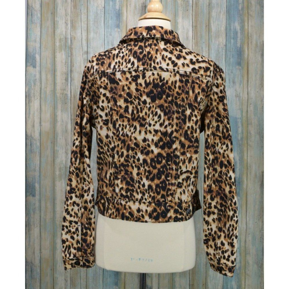 Lularoe Kenny Leopard Print Jacket Size M Simply Comfortable Blazer - Picture 2 of 10